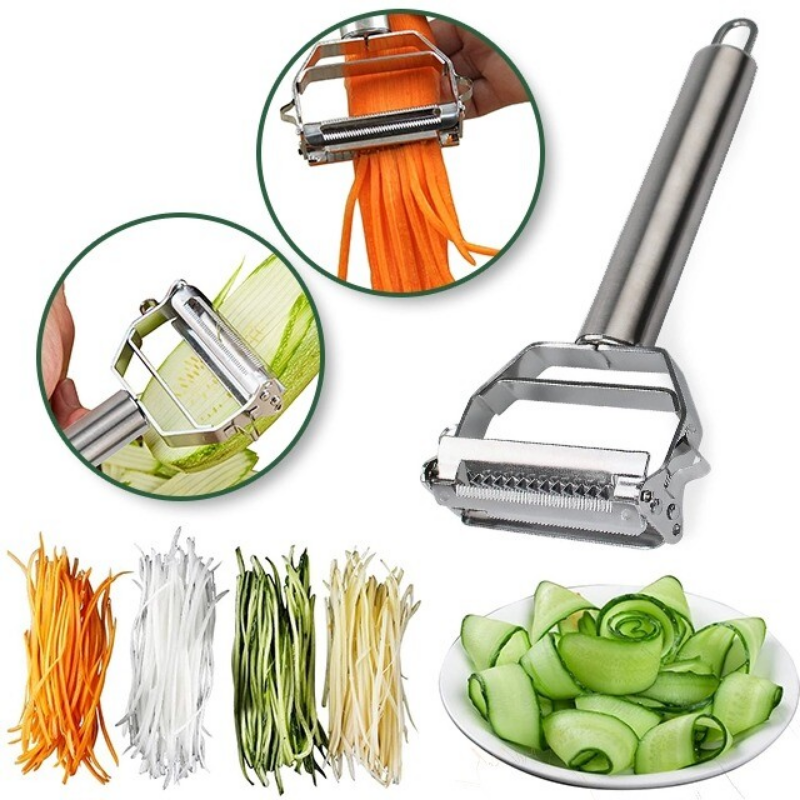 Couteau multifonction en acier pour légumes