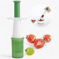 Coupe-tomates vert avec lame en acier inoxydable
