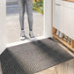 Tapis de porte vert, résistant à la pluie et au soleil
