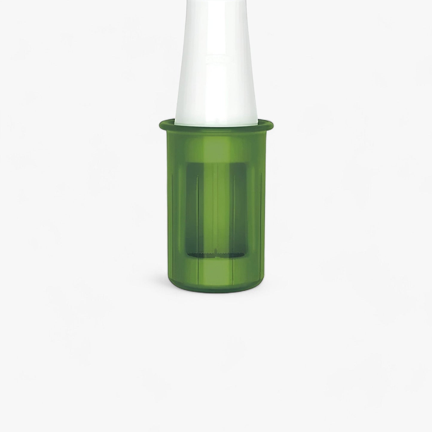 Vue avant d'un outil de cuisine vert compact