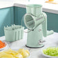 Râpe à légumes vert menthe vue latérale