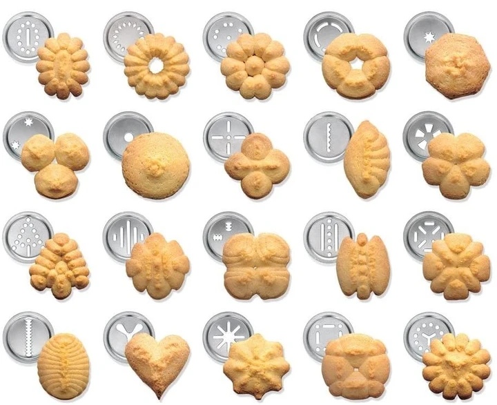 Ensemble de découpoirs à biscuits vu de face