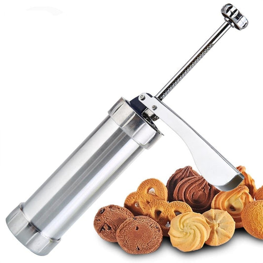 Presse à biscuits avec 4 embouts et 20 formes