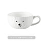 Bol en céramique avec design ours polaire ludique