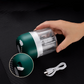 Presse-ail électrique vert vu de côté, compact et portable