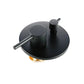 Mitigeur mural noir mat sans robinet, design moderne