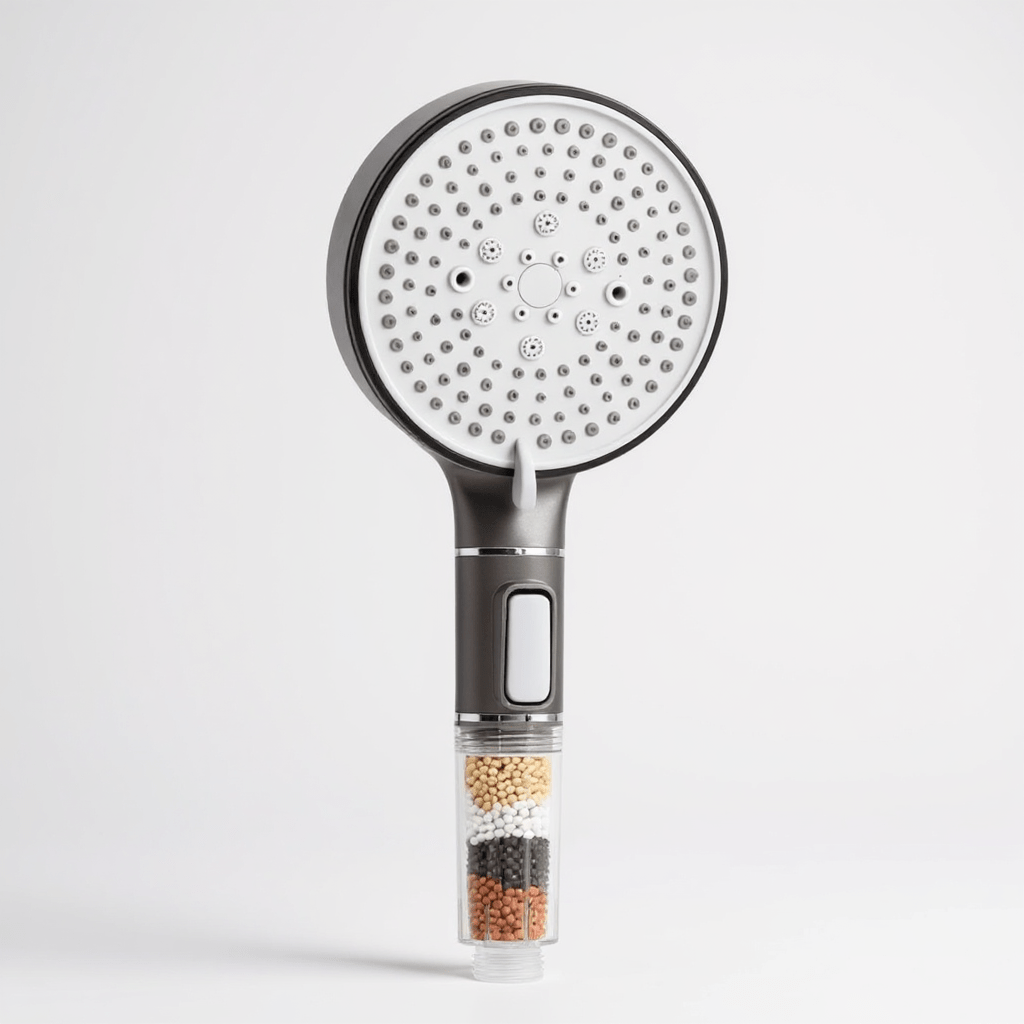 Gros plan sur le système de filtration anti-calcaire