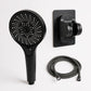 Pommeau de douche avec large surface d'arrosage et design moderne