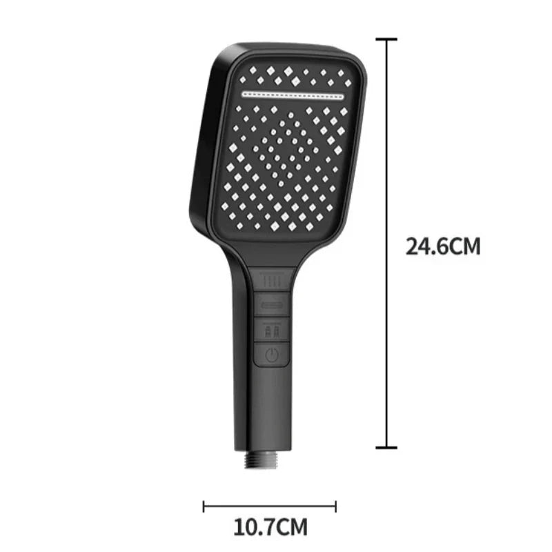 Pommeau de douche avec modes réglables et design moderne