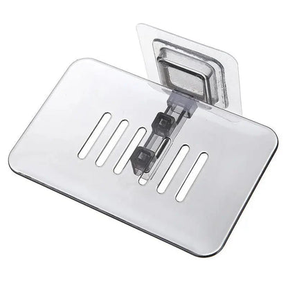Porte-savon transparent, savon sec et propre