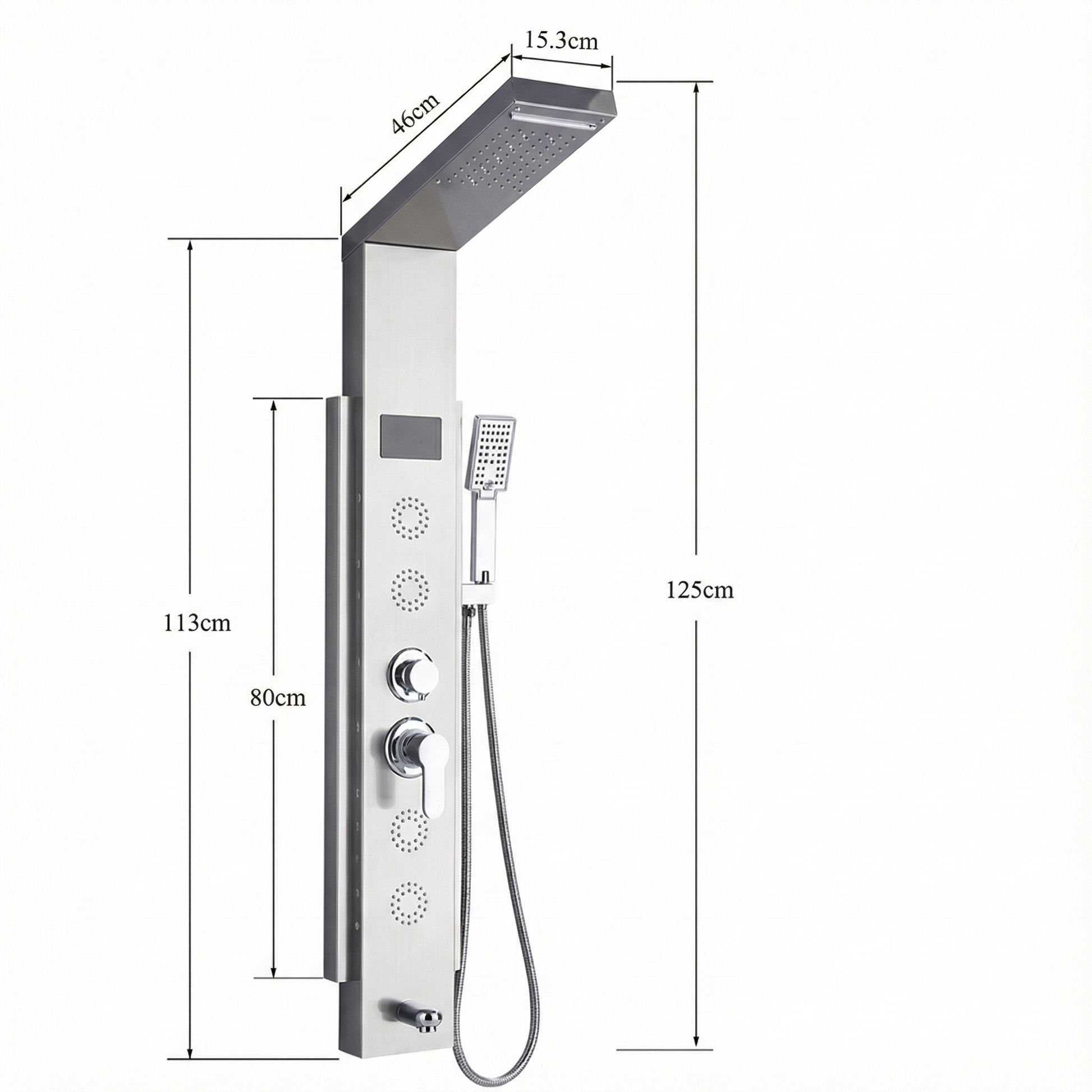 Système hydromassant avec multiples buses directionnelles