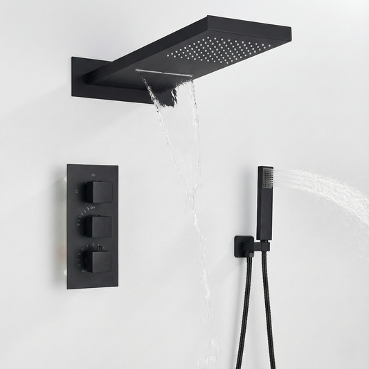 Vue d'ensemble du système de douche encastrable