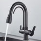 Vue rapprochée du bec secondaire pour l'eau filtrée