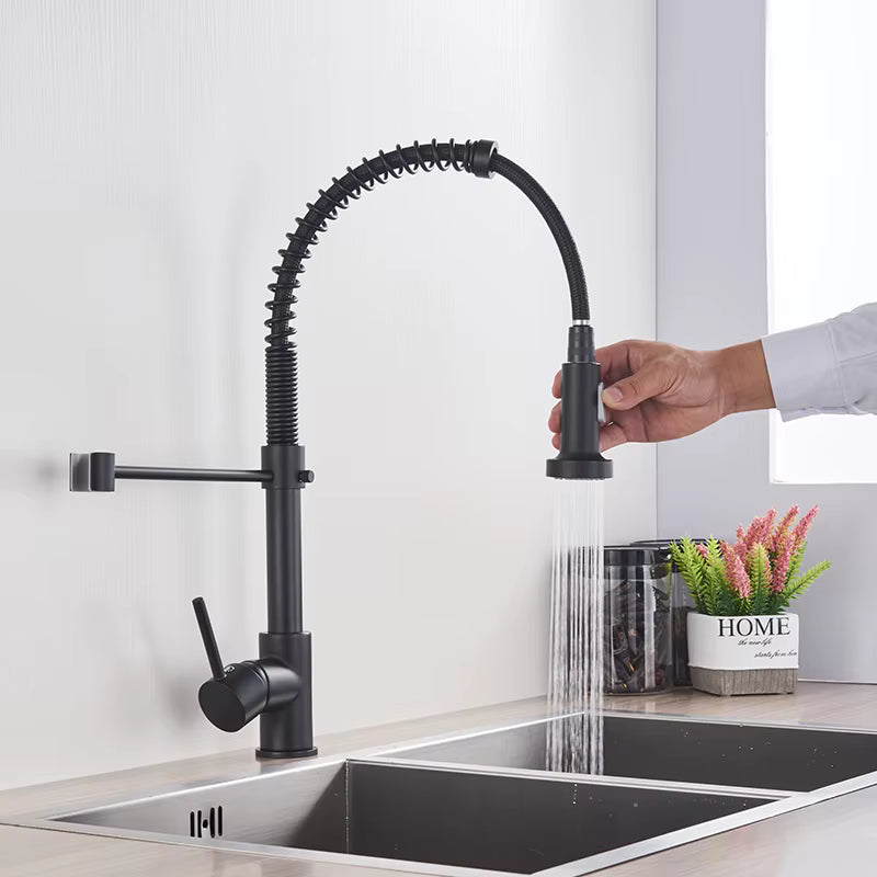 Douchette ergonomique avec double flux pour évier de cuisine