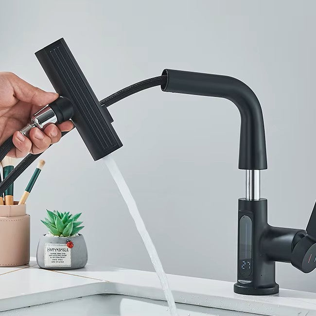 Vue rapprochée du levier de commande ergonomique et plat