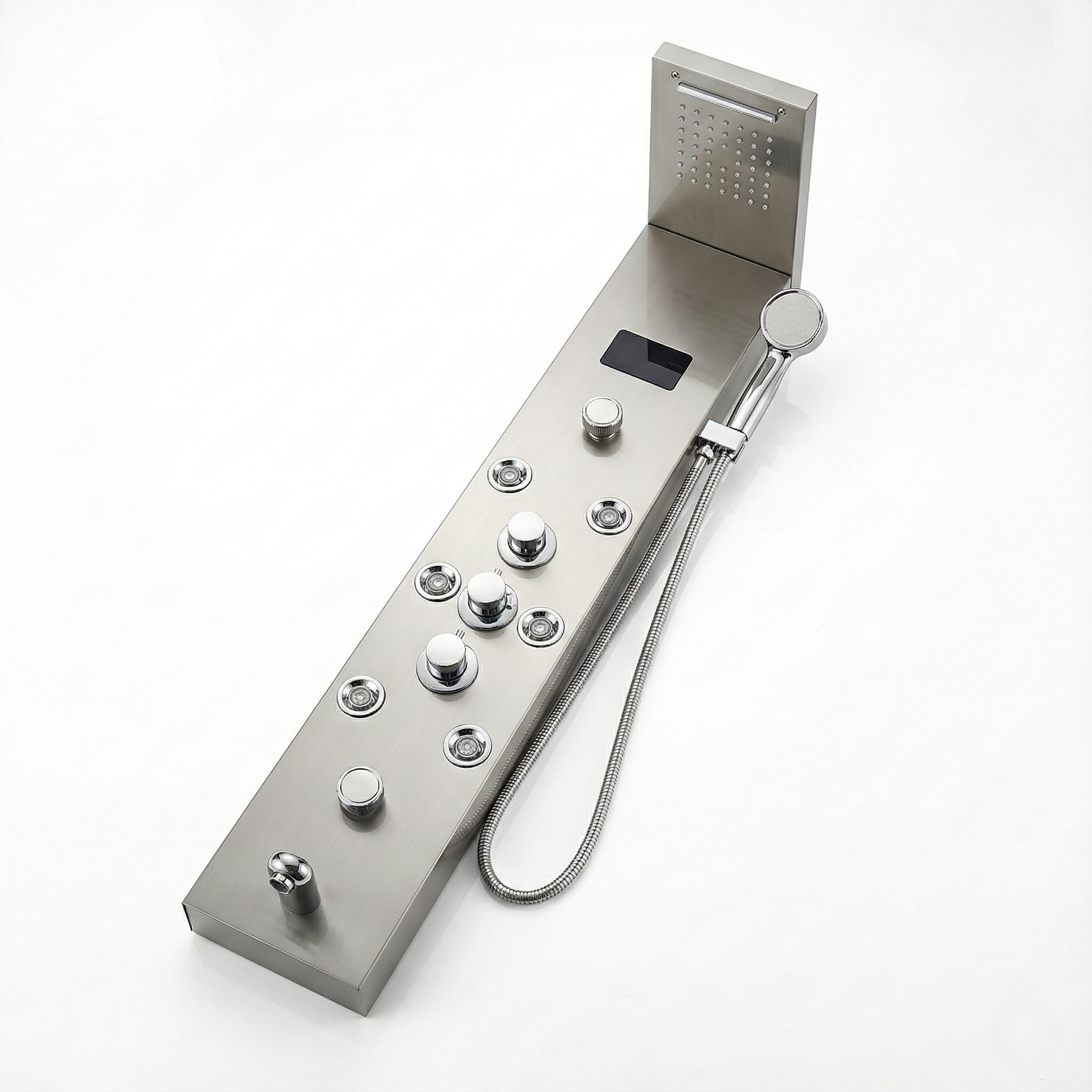 Structure en acier inoxydable noirci élégante