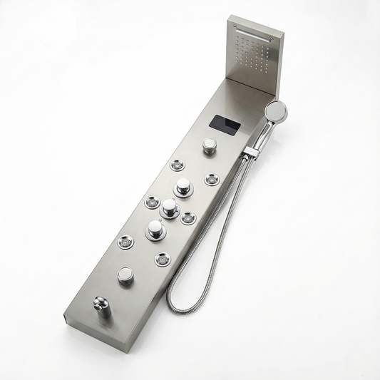 Structure en acier inoxydable noirci élégante