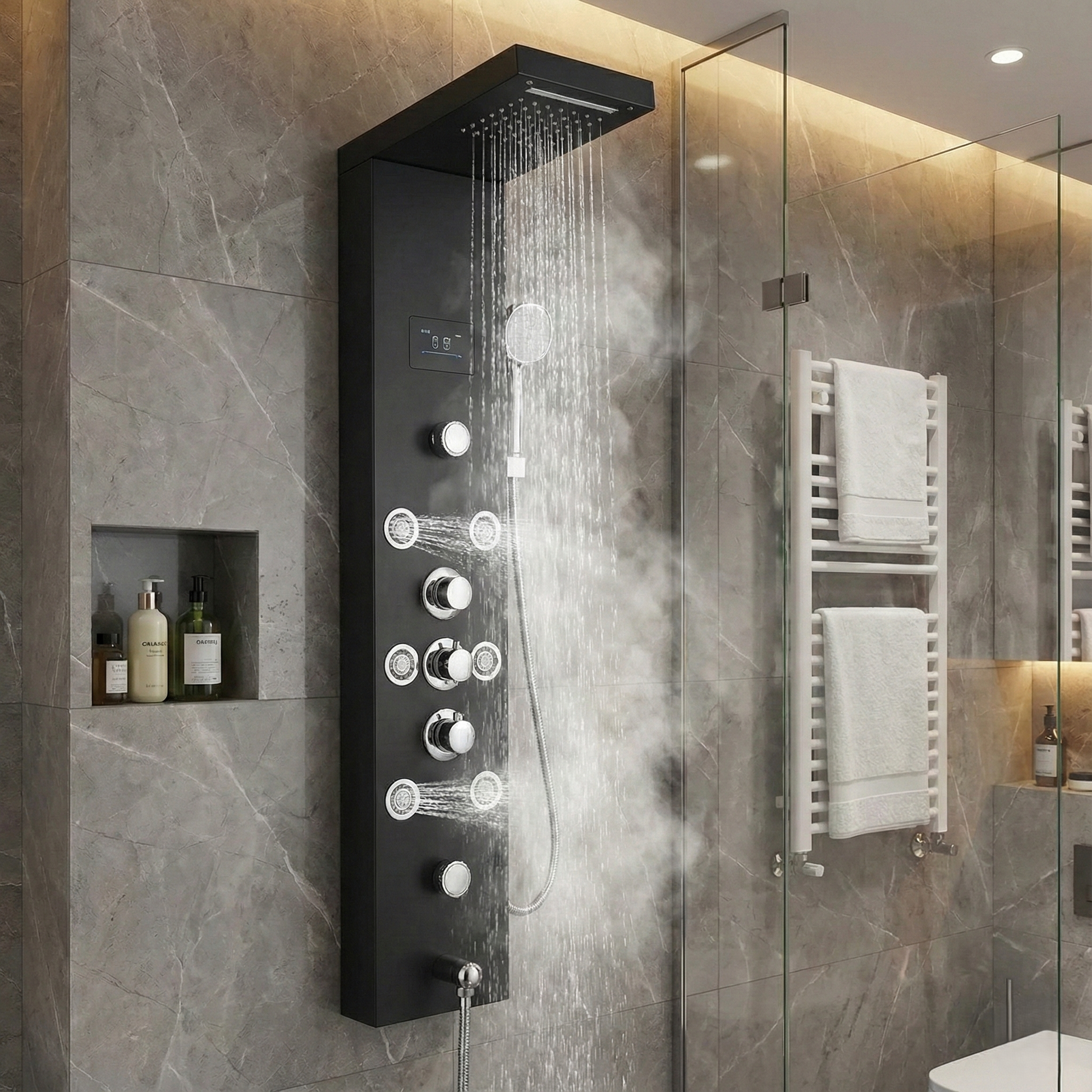 Éclairage LED intégré pour chromathérapie apaisante