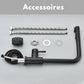 Installation facile du robinet flexible noir mat