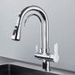 Vue de dessus du robinet, soulignant son design moderne et pratique