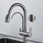 Robinet de cuisine avec installation sur trou unique pour gain d'espace