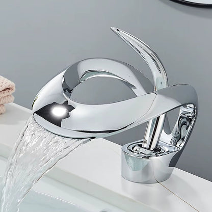 Robinet cascade en laiton avec cartouche en céramique