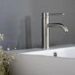 Robinet de salle de bain avec finition or rose élégante