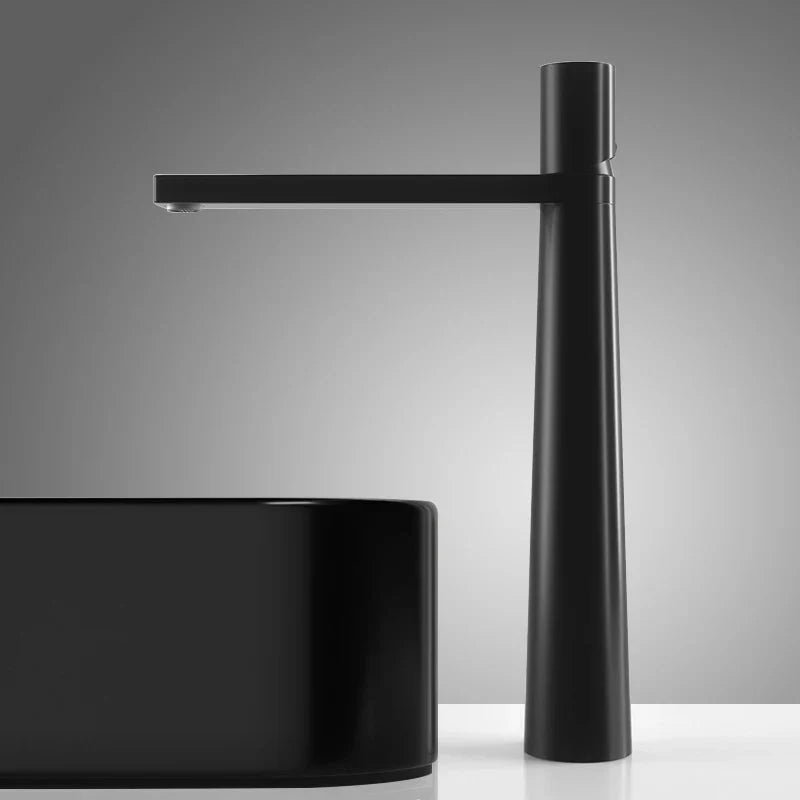 Mitigeur de salle de bain, poignée unique pour eau chaude et froide