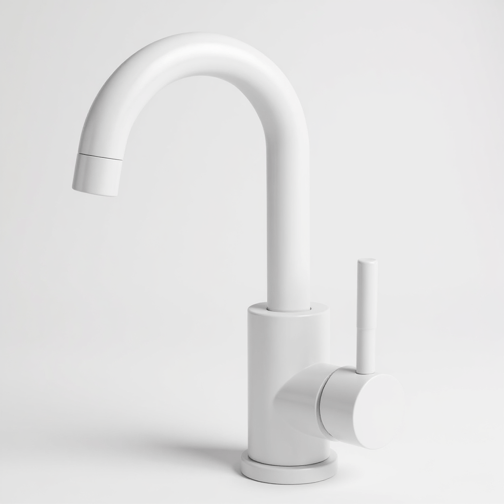 Mitigeur inox avec poignée unique pour réglage précis