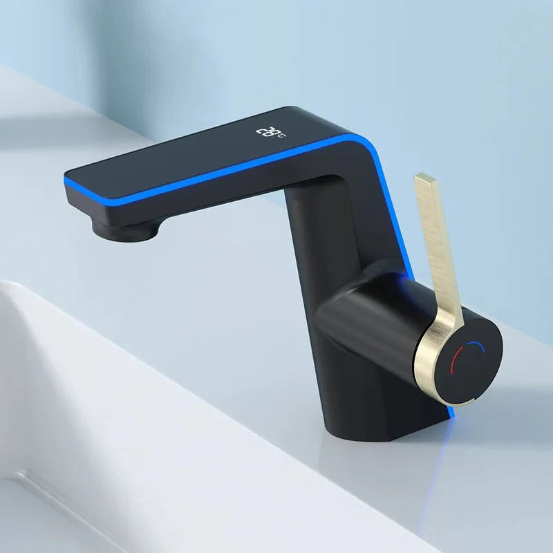 Robinet de salle de bain avec design élégant et moderne