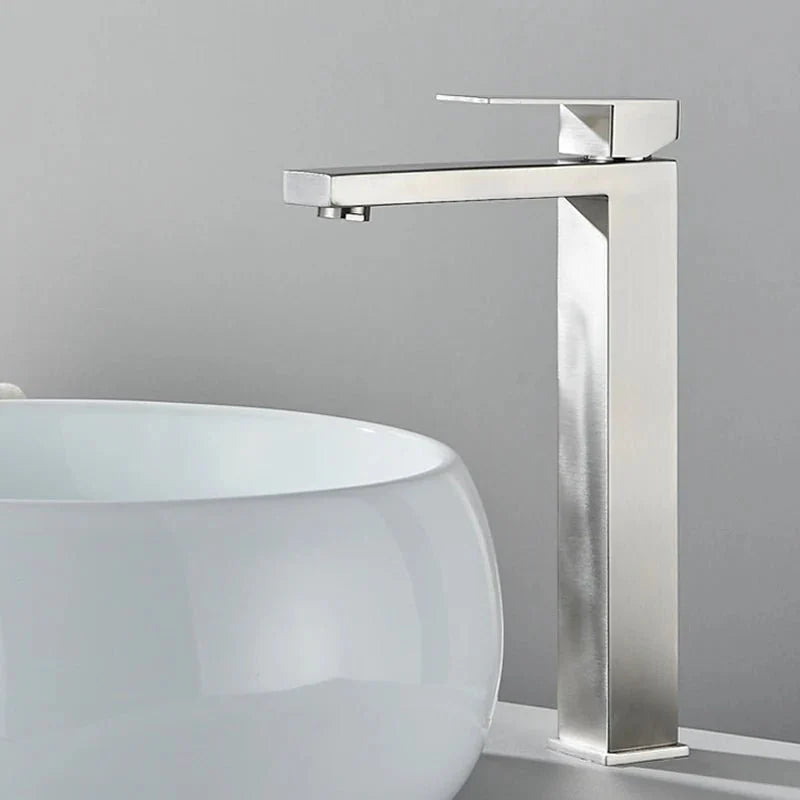 Robinet en acier inoxydable, compatible eau chaude et froide