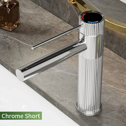 Robinet moderne avec jet fluide, adapté aux vasques
