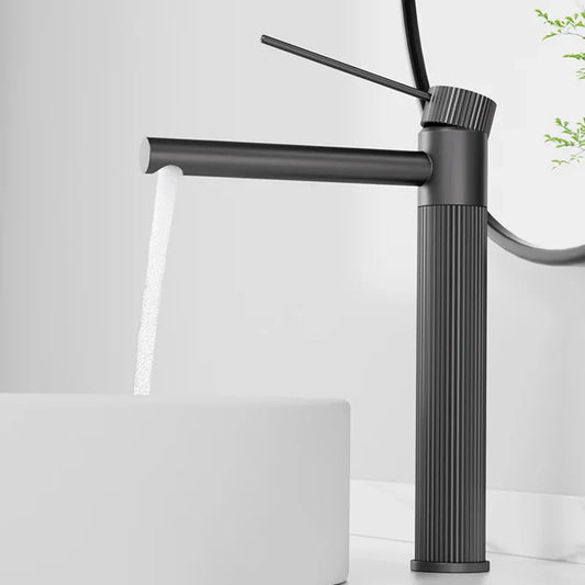 Robinet de lavabo en acier inoxydable, installation facile