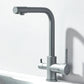 Robinet gris canon, parfait pour une cuisine au style industriel