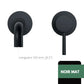 Robinet Lavabo Encastrable robinet encastrable lavabo noir vue latérale