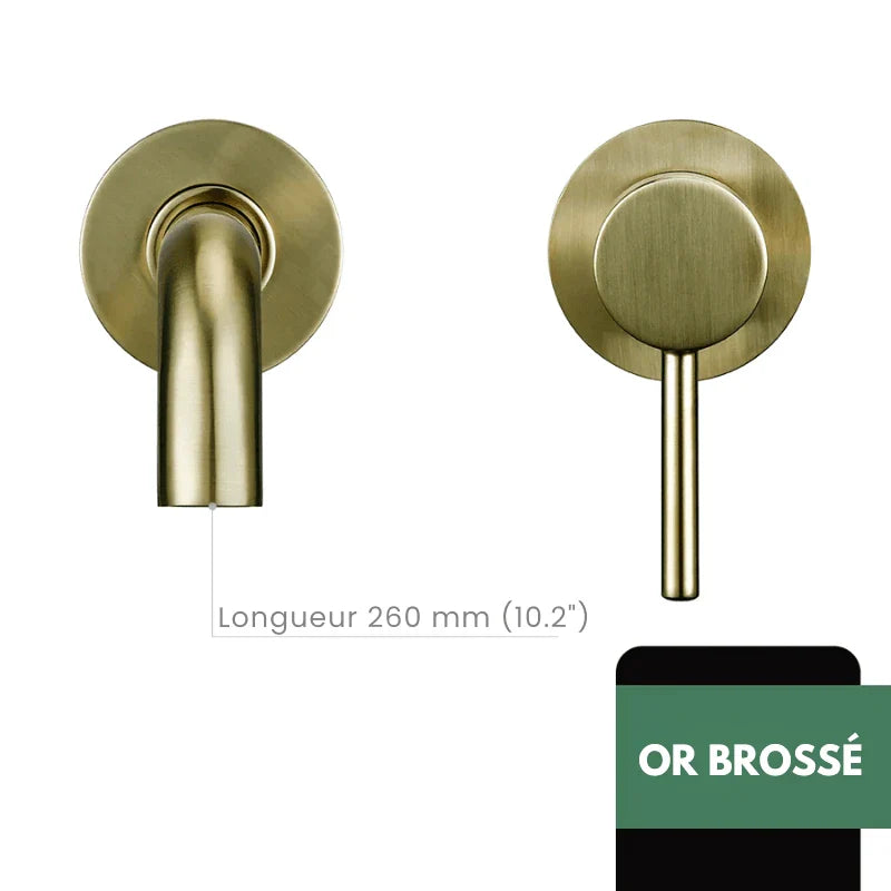 Robinet Lavabo Encastrable robinet encastrable lavabo brosse vue rapprochée