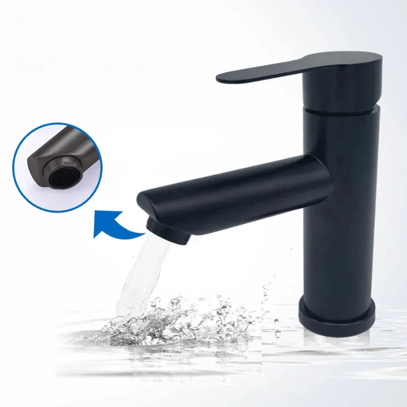 Robinet inox brossé avec poignée ergonomique pour confort
