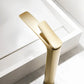 Robinet en laiton or brossé, allure luxueuse