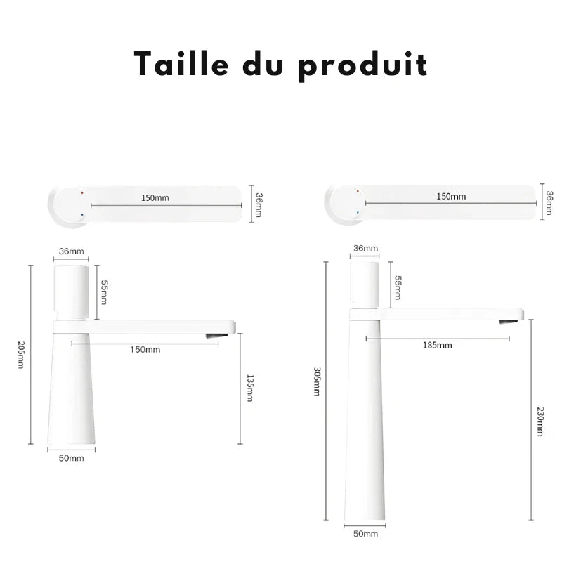 Robinet noir élégant avec design moderne et épuré