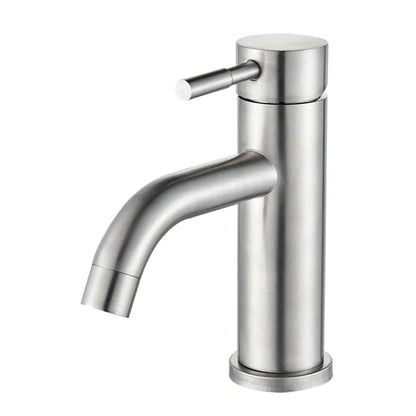 Robinet en nickel brossé avec design élégant