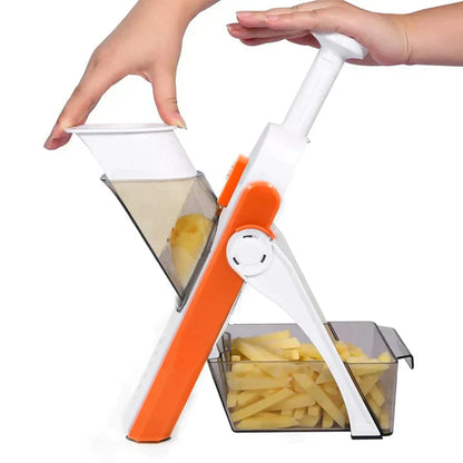 Râpe à légumes avec détails de finition en inox