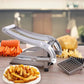 Démonstration de coupe de légumes avec le coupe-frites