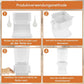 Distributeur en plastique durable, couleur neutre