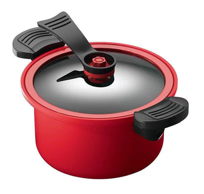 Poêle ouverte montrant sa capacité de 3.5 litres