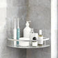 Vue latérale de l'étagère de douche moderne