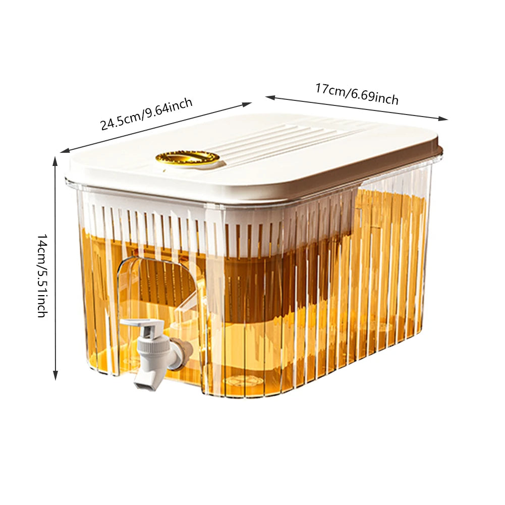 Distributeur blanc, capacité de 5 litres, élégant